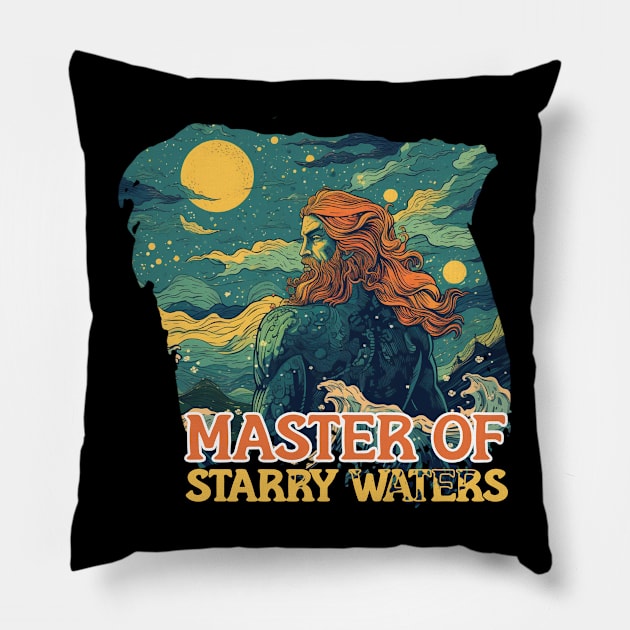 Master of Starry Waters Pillow by Pixy Official