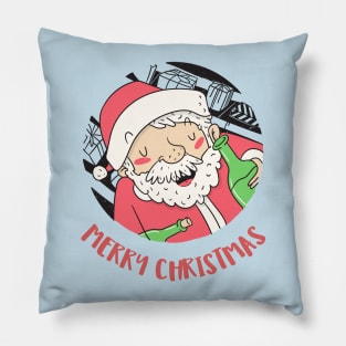 Drunk Santa Pillow