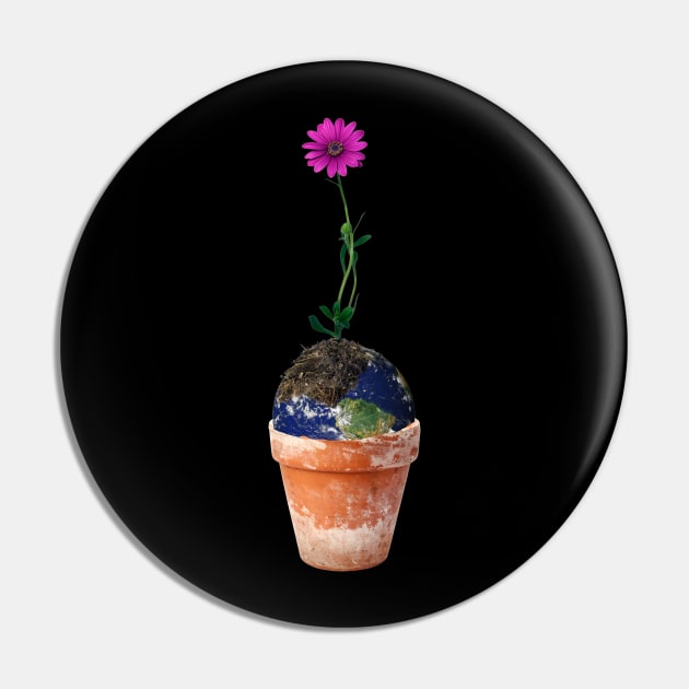 Flower World Pin by GMAT