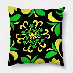 Mandala flowers abstract Pillow