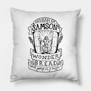 Samsons Wonder Bread - Samson Illustrated Lyrics Pillow