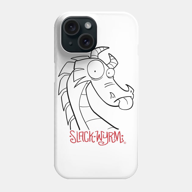 B&W Ferragus tongue Phone Case by Slack Wyrm