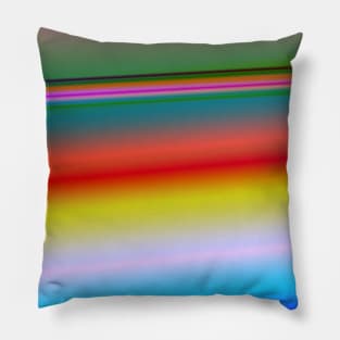 blue green pink grey texture abstract art Pillow