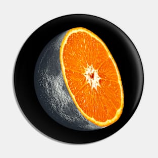 Orange Moon Pin