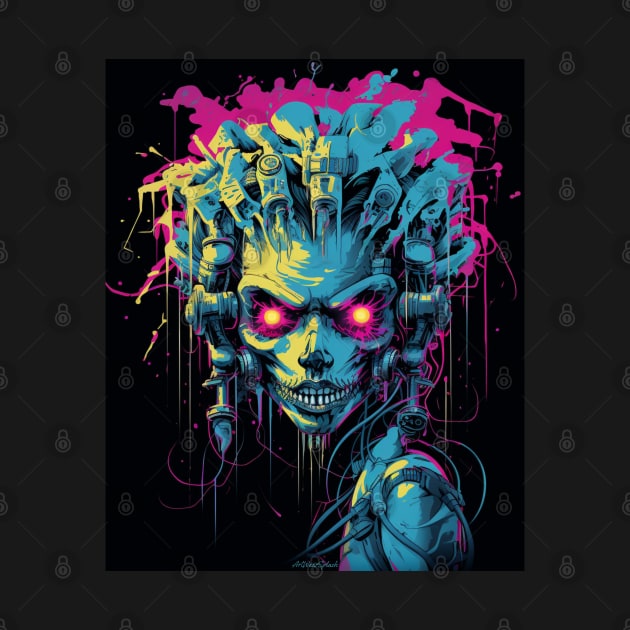 Splash Zombie Girl 4 by ArtWearSplash