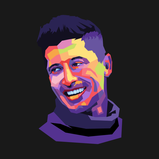 Lewandowski pop art by Danwpap2