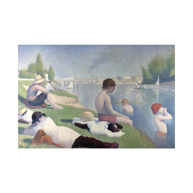 Bathers at Asnieres by Georges-Pierre Seurat by Classic Art Stall