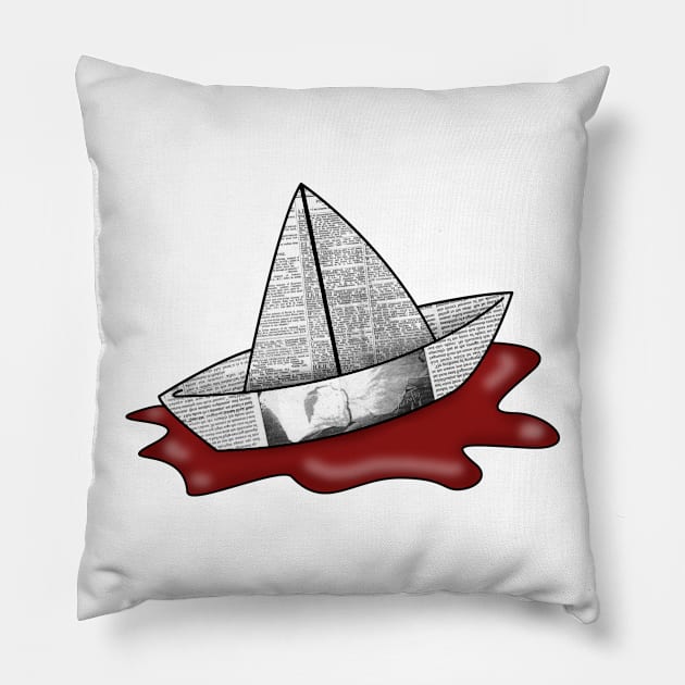 IT - Georgie's Boat Pillow by lizzyfly