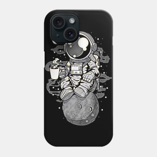Astronaut Coffee • Funny And Cool Sci-Fi Cartoon Drawing Design Great For Any Occasion And For Everyone Phone Case