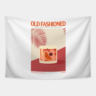 Old Fashioned Cocktail Tapestry