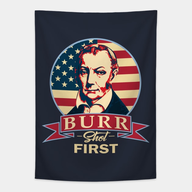 Burr Shot First Tapestry by Nerd_art