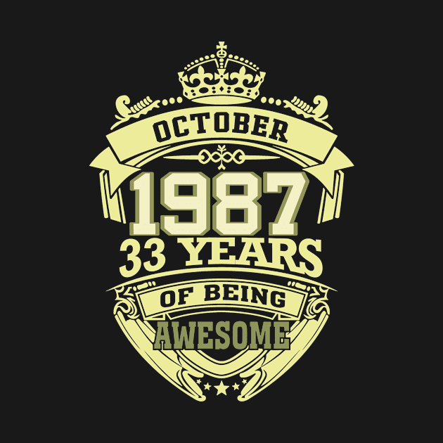 1987 OCTOBER 33 years of being awesome by OmegaMarkusqp