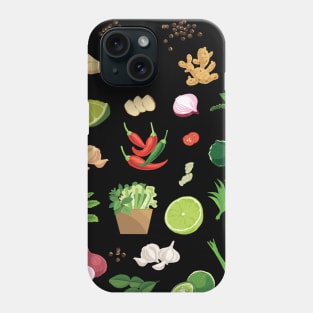 Tropical Vegetable Pattern Phone Case