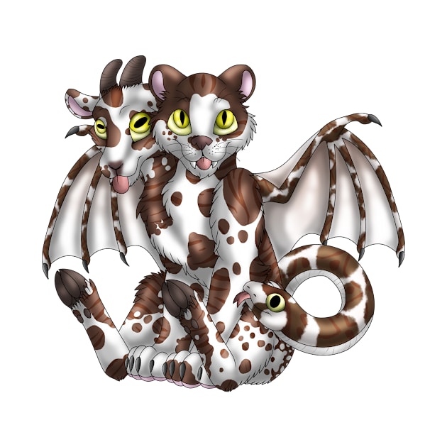 Chimera Cubs: Chocoate Bicolor Tabby by spyroid101