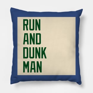 Run and Dunk Man Pillow