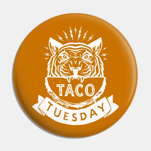 Tigers Love Taco Tuesday Pin by sombreroinc