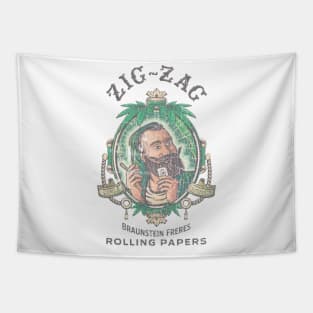 Retro Zig Zag Rolling Papers Tapestry