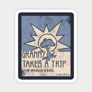 Granny Takes a Trip Brand Clothing Label Magnet