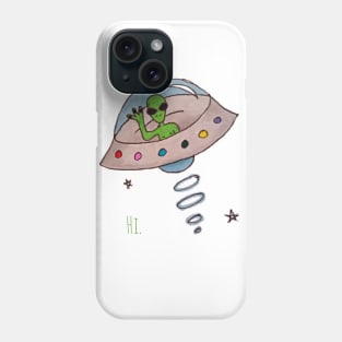 Alien hello Phone Case