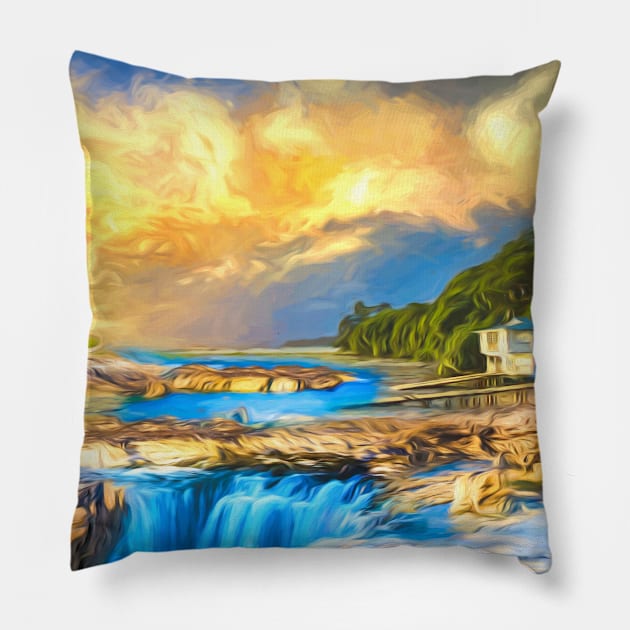 Dreamscape Pillow by jasminaseidl