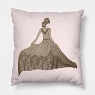 girl dress Pillow