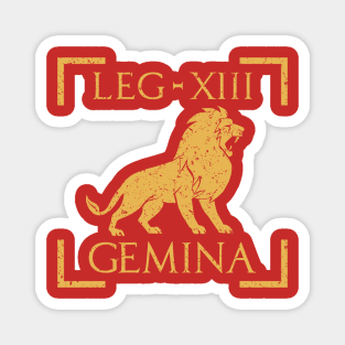 Legio XIII Gemina Lion Emblem Roman Legion Magnet