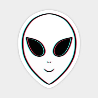 Happy Alien Magnet