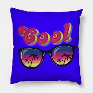 Cool sunglasses Pillow