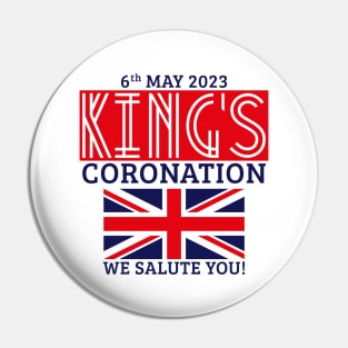 King’s Coronation, 6th May 2023 – We Salute You (Red) Pin