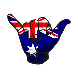 Shaka sign Australia flag T-Shirt