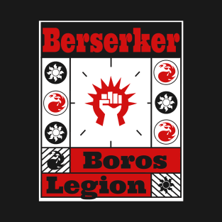 Boros Legion | Berserker | MTG Guild White & Red Design T-Shirt