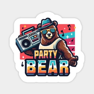 Party Bear Magnet