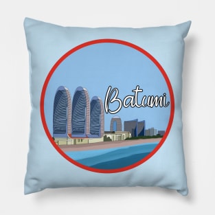 Batumi City Georgia Pillow