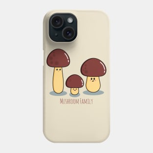 Mushroom Family Phone Case