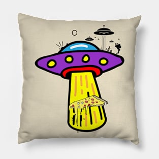 Alien Pizza Eating Pillow