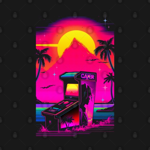 Retrowave Gamer by ArtDiggs