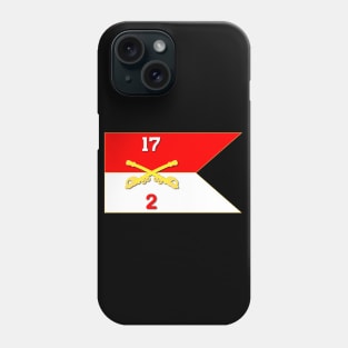 2rd Squadron, 17th Cavalry Guidon Phone Case