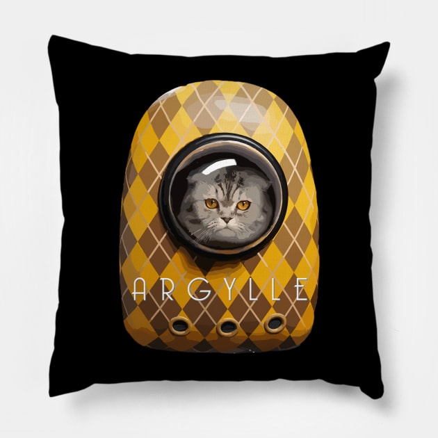 ARGYLLE 🐈 MOVIE Pillow by INLE Designs