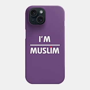 i'm muslim : Clear style2 Phone Case