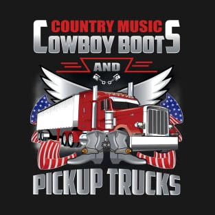 Country Music Truck Driver T-Shirt