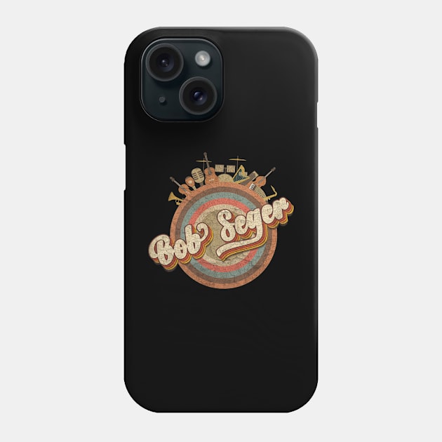 Tour Music Designs Vintage Retro - Bob Seger Phone Case by kumurkumur