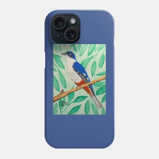 Cuban trogon in the jungle Phone Case