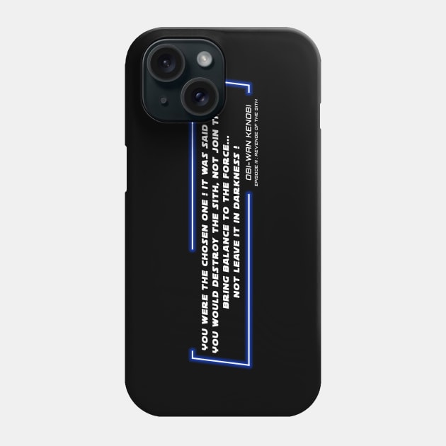 EP3 - OWK - Balance - Quote Phone Case by LordVader693