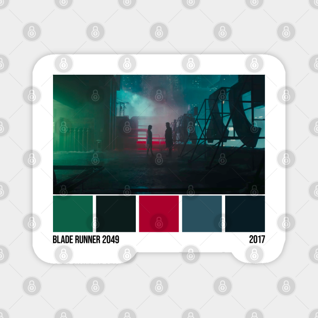 Blade Runner 2049 Color Palette Movie Art TeePublic Blade Runner 2049 Color Palette Movie Art TeePublic