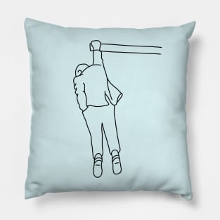 Hanging out man Pillow