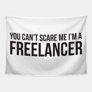 Halloween You Cant Scare Me Im A Freelancer Tapestry