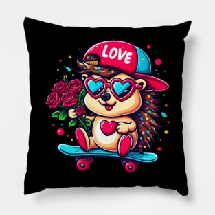 Valentine Hedgehog Valentine Hedgehog 2024 Pillow