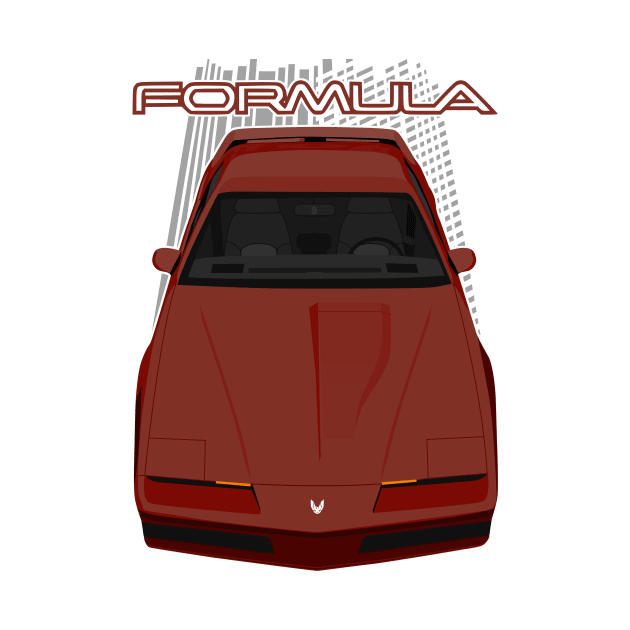 Pontiac Firebird Formula 3rdgen - Maroon by V8social