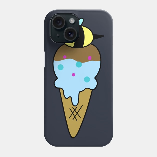 Bumblebee Icecream Cone Phone Case by saradaboru