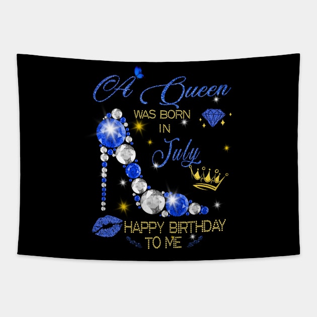 July Queen Birthday Tapestry by adalynncpowell